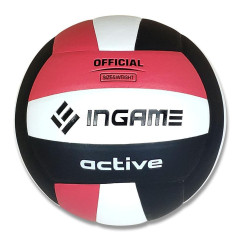 Мяч в/б INGAME ACTIVE черный/белый/красный