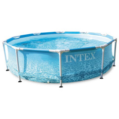 Бассейн INTEX 28208 каркасный Metal Frame 305x76см 4485л