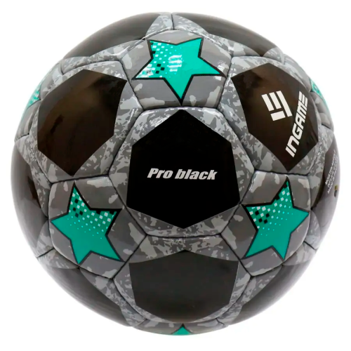 Мяч ф/б INGAME PRO BLACK р.5 черно-синий