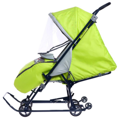Санки-коляска NIKA KIDS Наши детки цв. лимонный (7082437)