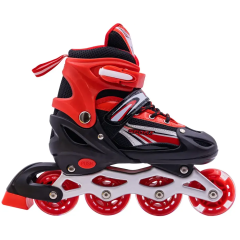 Коньки роликовые PEGAS DJS-905 р. 39-42 красный