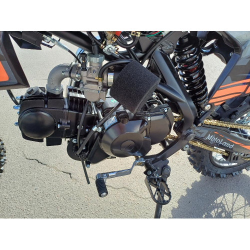 Питбайк  Motoland GF125 E оранжевый/чёрный *4