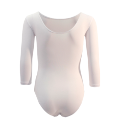 Купальник гимнаст SPRINTER "Классика", х/б. Размер 32. Цвет белый. Г23-361