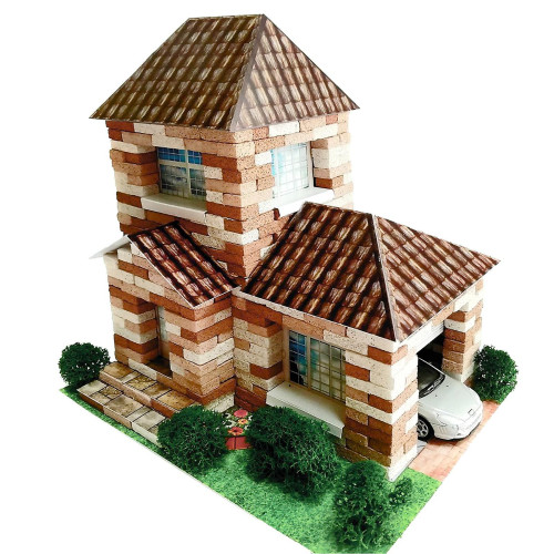 Игра КОНСТРУКТОР Домик кирпичики, 400 деталей (4734693)