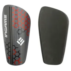 Щитки футбольные INGAME TRAINING IТ-201 красные (S)