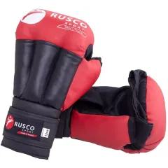 Перчатки для рукопашного боя RUSCOsport, к/з, красн. Oz 10