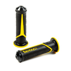 Рукоятка руля MOTOLAND X-B671-13 L/R черные/желтые
