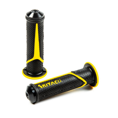 Рукоятка руля MOTOLAND X-B671-13 L/R черные/желтые