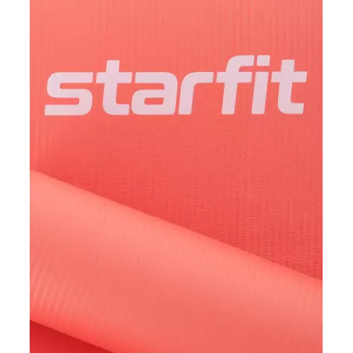 Коврик для йоги и фитнеса STARFIT FM-301 NBR (183х61х1,5 см) коралловый