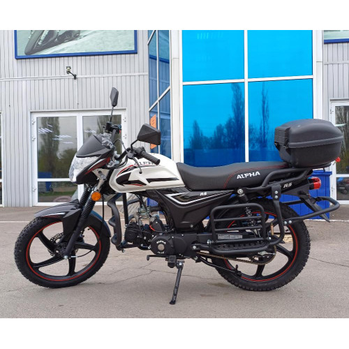 Мопед MOTOLAND ALPHA RS LUX 11 черный/белый *2