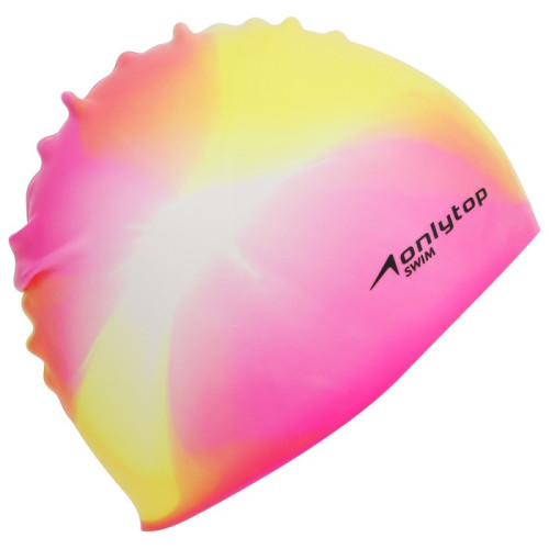 Шапочка для плавания ONLYTOP SWIM силикон (737233)