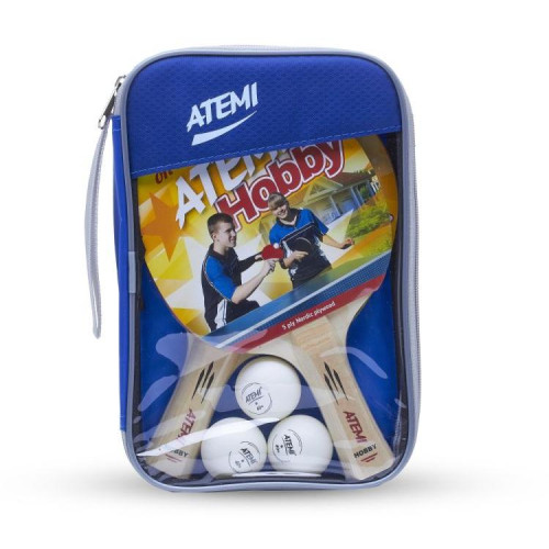 Набор для н/т ATEMI Hobby SM (2ракетки+3мяча*+чехол)