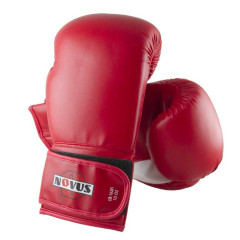 Перчатки боксерские NOVUS LTB-16301 красный, 12 унций, р. L/XL