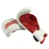 Перчатки боксерские RUSCOsport детские, кож.зам., 6 OZ, белый/красный
