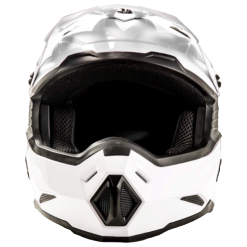 Шлем мото кроссовый HIZER J6801 #2 (М) white (13530)