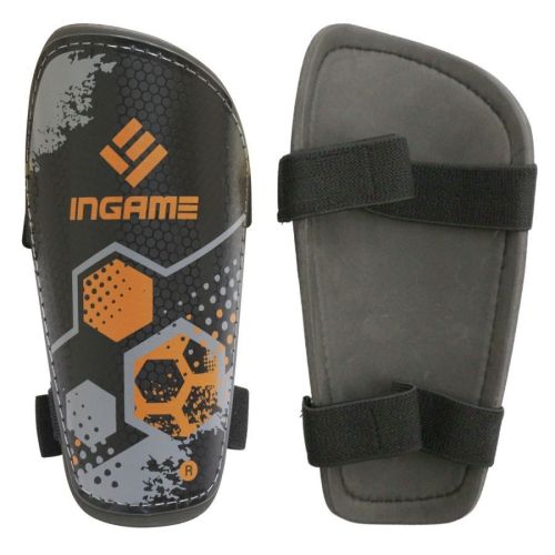 Щитки футбольные INGAME FREESTYLE IF-401 оранжевые (L)