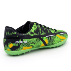 Бутсы ф/б VIRTEY TURF 23876, иск.кожа, цв. зеленый/черный, р.38