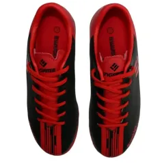 Бутсы ф/б INGAME TURF BROOKLYN IG3001 черный/красный, синт.кожа, Р. 44