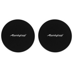 Слайдеры для фитнеса ONLYTOP черные (5275748)