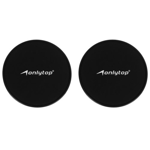 Слайдеры для фитнеса ONLYTOP черные (5275748)