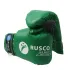 Перчатки боксерские RUSCOsport детские, кож.зам., 4 OZ, зеленые
