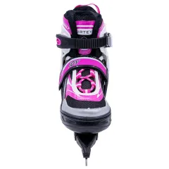 Коньки раздвижные VIRTEY JOY р. 35-38. Цвет: розовый