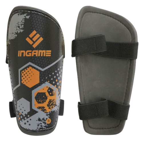 Щитки футбольные INGAME FREESTYLE IF-401 оранжевые (M)