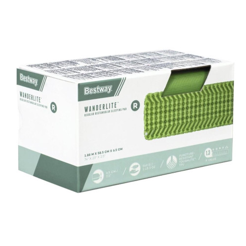 Коврик туристический BESTWAY 69615 надувной 188х58х6,5см