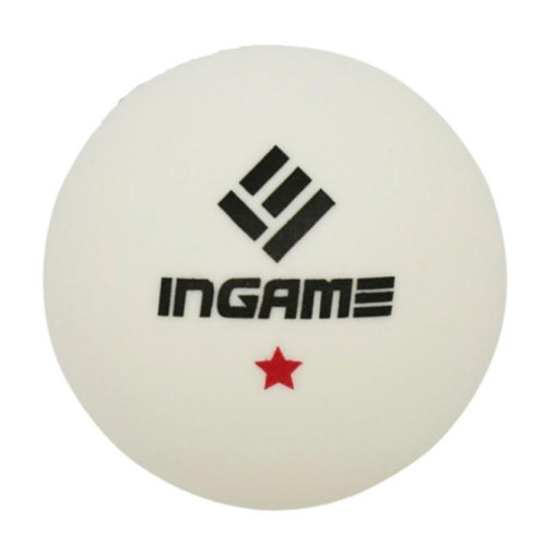 Мячи для н/т INGAME IG020 1*,  10 шт, белый
