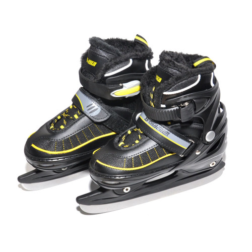 Коньки раздвижные SPRINTER Q-ISU Q808 черные р.31-34