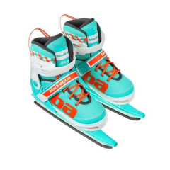 Коньки раздвижные BLACK AQUA AS-408 р.35-38 (мятный/оранж.)