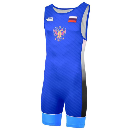 Трико борцовское BOYBO PROFI р.2XL синий