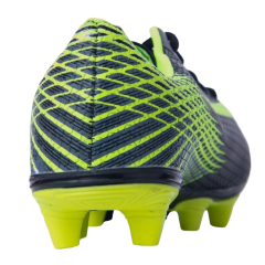 Бутсы ф/б TELLSON MSR цв. черный/зеленый, синт.кожа, Р.36