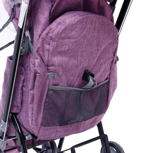Санки-коляска NIKA-KIDS НД7-8 с единорогом, цвет вересковый (7082445)