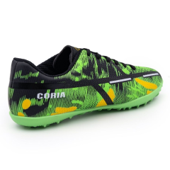 Бутсы ф/б VIRTEY TURF 23876, иск.кожа, цв. зеленый/черный, р.44