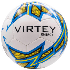 Мяч ф/б VIRTEY 921005 ENERGY р.5, цв. белый/св. синий