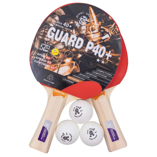 Набор для н/т Giant Dragon 12201 Guard 2* (2 ракетки, 3 мяча)