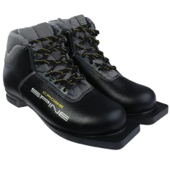 Ботинки лыжные 75мм Spine Cross р.38 (кожа, мех) черные