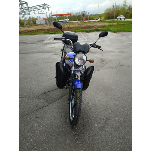 Мопед MOTOLAND ALPHA RX LUX 11 синий/белый *1