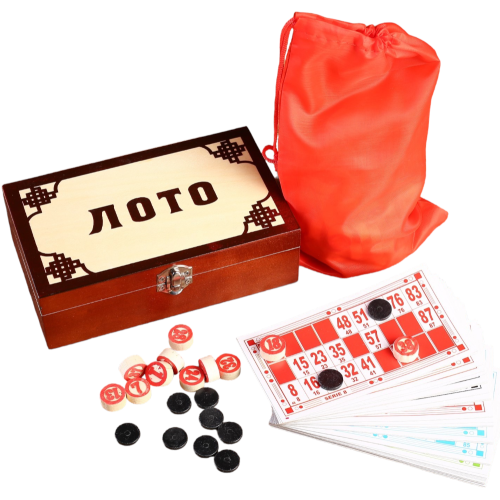 Игра настольная ЛОТО РУССКОЕ ПОДАРОЧНОЕ (4383220)