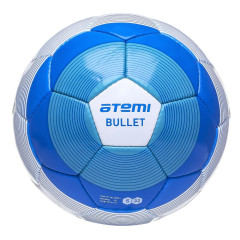 Мяч ф/б ATEMI BULLET PU, син./бел., 32 п., р.5