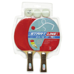 Набор для н/т START LINE LEVEL 100 (2 ракетки + 3 мяча*)