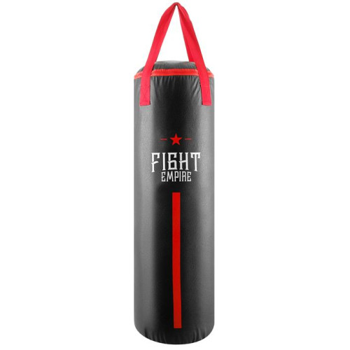 Мешок боксерский FIGHT EMPIRE 15кг на ленте ременной, винилискожа, d-25, 80см (4566258)