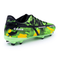 Бутсы ф/б VIRTEY MSR 23875, иск.кожа, цв. зеленый/черный, р.37