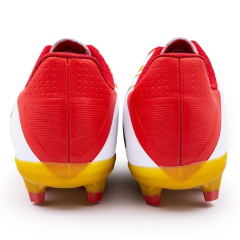 Бутсы ф/б VIRTEY MSR 23886, иск.кожа, цв. белый/красный/золотой, р.36