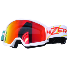 Очки кроссовые HIZER #21 цв. белый (14598)