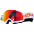 Очки кроссовые HIZER #21 цв. белый (14598)
