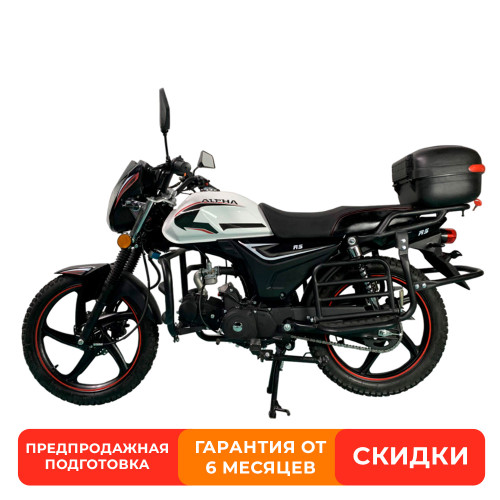 Мопед MOTOLAND ALPHA RS LUX 11 черный/белый *2