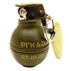 Зажигалка-граната газовая Лимонка, брелок (РГН)