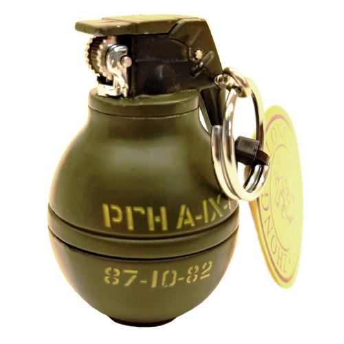 Зажигалка-граната газовая Лимонка, брелок (РГН)